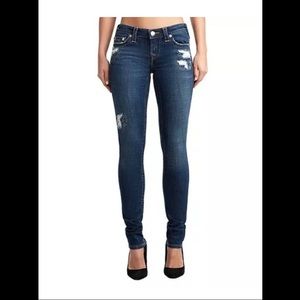 TRUE RELIGION-STELLA DESTROY WITH CRYSTALS